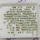 Zodiac Crystals Mixed Sizes Pack of 200 - Metallic Pink