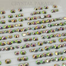 Zodiac Crystals Mixed Sizes Pack of 200 - Metallic Pink