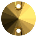 Swarovski 3200 Rivoli Sew on Stone - Metallic Sunshine
