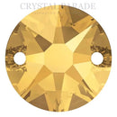 Swarovski 3288 Xirius Sew on Stone - Metallic Sunshine