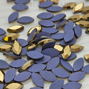 Zodiac Hotfix Navette Shape 4x8mm Mine Gold - Pack of 20