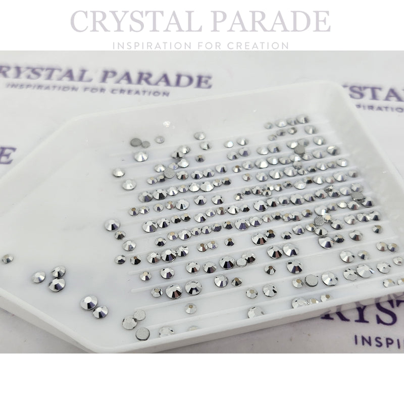 Zodiac Crystals Mixed Sizes Pack of 200 - Mine Silver