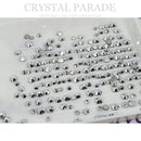 Zodiac Crystals Mixed Sizes Pack of 200 - Mine Silver