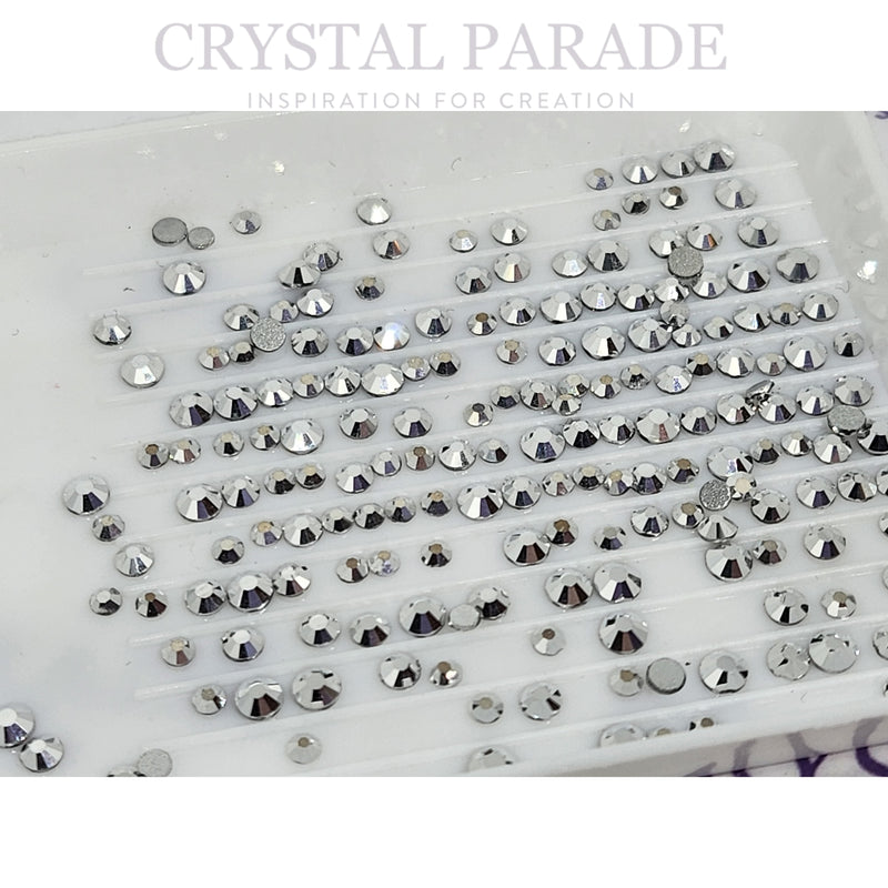 Zodiac Crystals Mixed Sizes Pack of 200 - Mine Silver