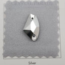 Zodiac Crystal Galactic Sew on Stone - Mine Silver