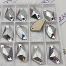 Zodiac Crystal Galactic Sew on Stone - Mine Silver