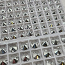 Zodiac Rivoli Sew on Stone - Mine Silver