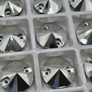 Zodiac Rivoli Sew on Stone - Mine Silver