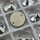 Zodiac Rivoli Sew on Stone - Mine Silver