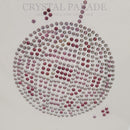 Zodiac Hotfix Crystal Iron on Transfers - Pink Mirrorball