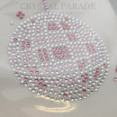 Zodiac Hotfix Crystal Iron on Transfers - Pink Mirrorball