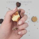 Swarovski & Preciosa 3D Crystal Mix - Mocha Mousse
