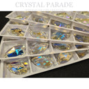 Zodiac Crystal Peardrop Sew on Stone - Moonlight