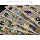 Zodiac Crystal Peardrop Sew on Stone - Moonlight