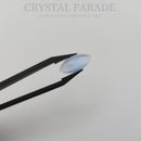 Preciosa Navette Glass Cabochons - Moonshine Blue (00377)