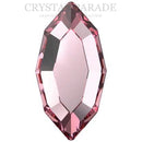 Swarovski 4x2mm Non Hot Fix Navette - Pack of 4 Light Rose