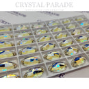 Zodiac Crystal Navette Sew on Stone - Moonlight