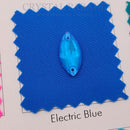 Zodiac Crystal Navette Sew on Stone - Neon Blue Shimmer