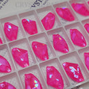 Zodiac Crystal Galactic Sew on Stone - Neon Pink Shimmer