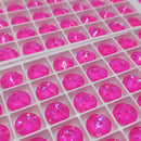 Zodiac Rivoli Sew on Stone - Neon Pink Shimmer