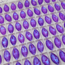 Zodiac Crystal Navette Sew on Stone - Neon Violet Shimmer