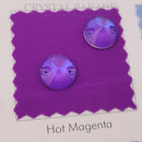 Zodiac Rivoli Sew on Stone - Neon Violet Shimmer