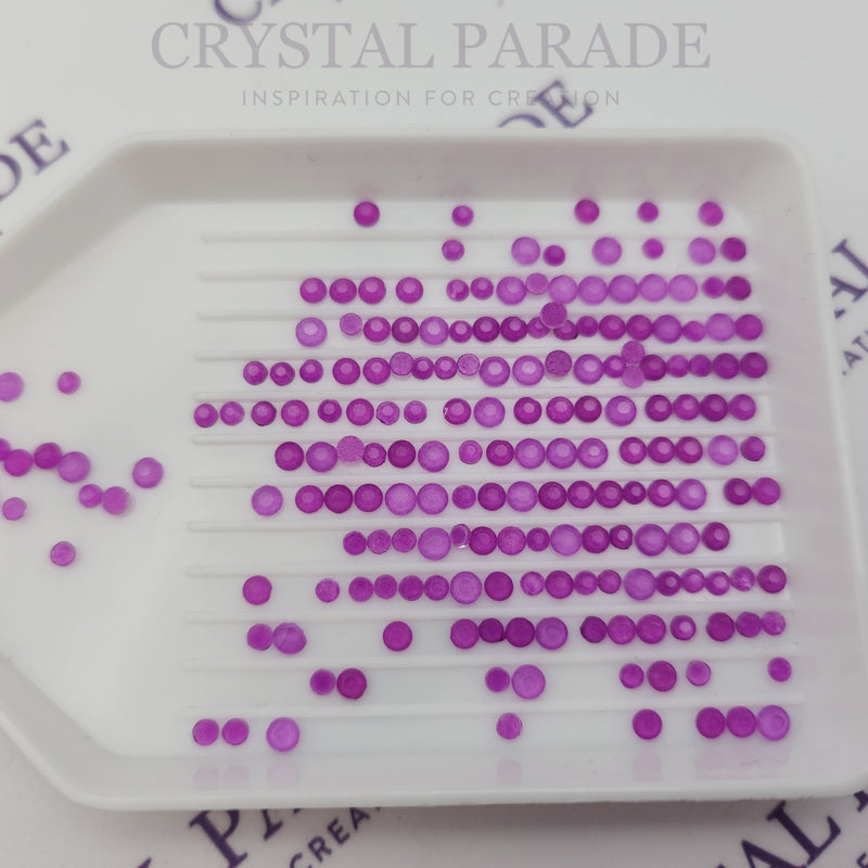 Zodiac Crystals Mixed Sizes Pack of 200 - New Amethyst Neon