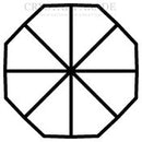 Octagon Chandelier Crystals (No Holes) - Celsian