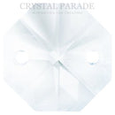 Octagon Chandelier Crystals (Four Holes) - Dove Grey