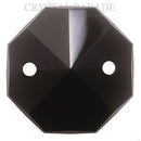 Octagon Chandelier Crystals (One Hole) - Jet