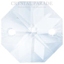 Octagon Chandelier Crystals (Two Holes) - Lagoon