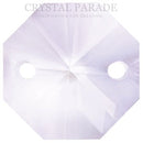 Octagon Chandelier Crystals (No Holes) - Light Lavender