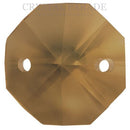 Octagon Chandelier Crystals (One Hole) - Smoked Topaz