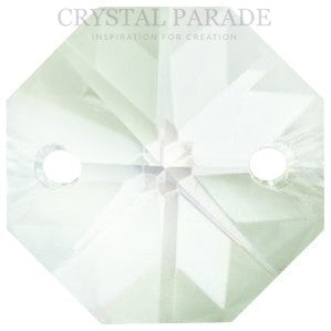 Octagon Chandelier Crystals (No Holes) - Viridian