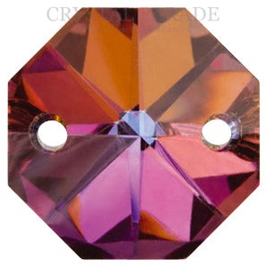 Octagon Chandelier Crystals (No Holes) - Volcano