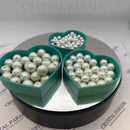 Preciosa Vintage Round Pearls - Optic White