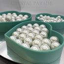 Preciosa Vintage Round Pearls - Optic White