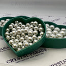Preciosa Vintage Round Pearls - Optic White