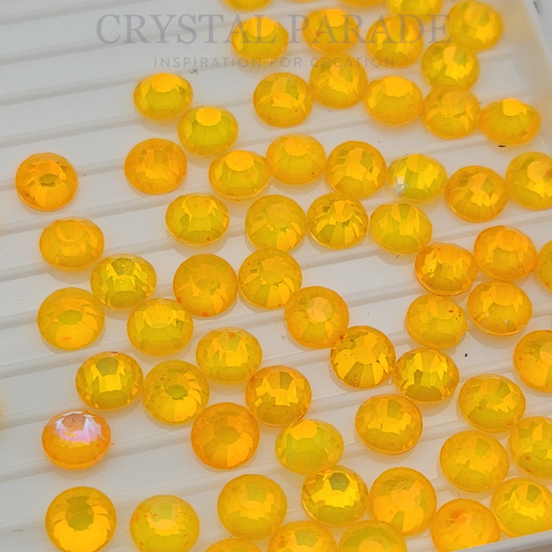 Zodiac Non Hotfix Crystals - Orange Neon Opal