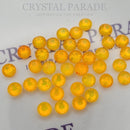 Luna Non Hotfix Rhinestones - Orange Neon Opal
