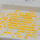 Zodiac Crystals Mixed Sizes Pack of 200 - Orange Neon Opal