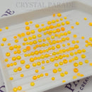 Zodiac Crystals Mixed Sizes Pack of 200 - Orange Neon Opal