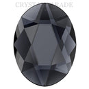 Swarovski 4 x 3mm Non Hot Fix Oval - Pot of 4 Graphite