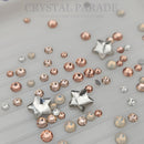 Preciosa Crystal Mix Pack of 100 - Peach Bellini