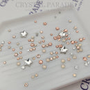 Preciosa Crystal Mix Pack of 100 - Peach Bellini
