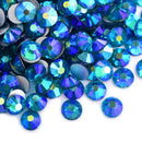 Luna Non Hotfix Rhinestones SS3 (1.5mm) Pack of 100 - Peacock Blue AB