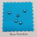 Luna Non Hotfix Rhinestones - Peacock Blue Satin