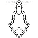 Pendeloque Chandelier Crystals (Art. 1001) - Medium Blue