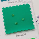 Preciosa Bicone Bead Peridot Glitter