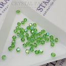Preciosa Bicone Bead Peridot Glitter